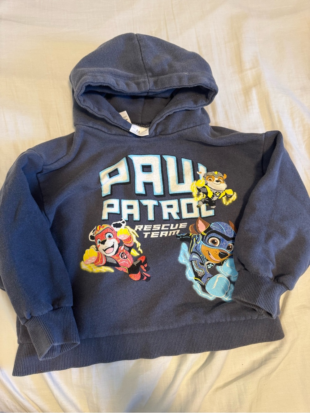 Zara Navy Hoodie with Paw Patrol Rescue Team Graphics